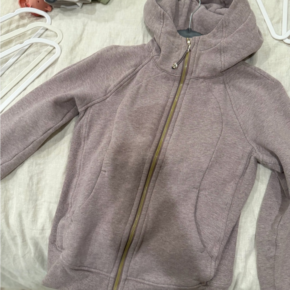 Lululemon light purple  Full-Zip scuba